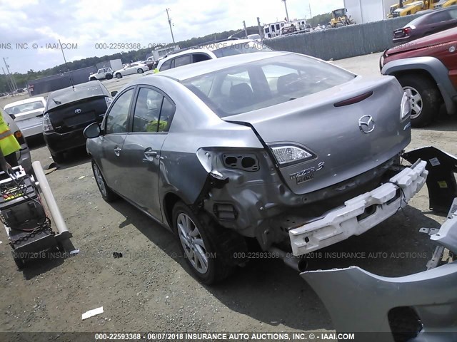 JM1BL1V81C1606331 - 2012 MAZDA 3 I SILVER photo 3