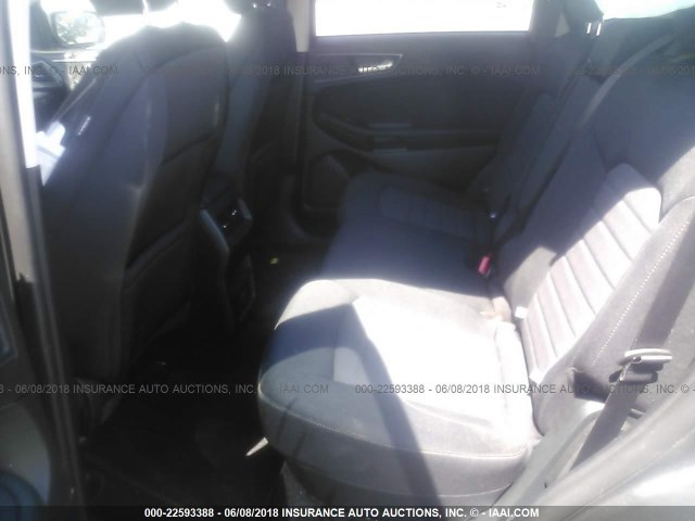 2FMPK3G91HBC69659 - 2017 FORD EDGE SE GRAY photo 8