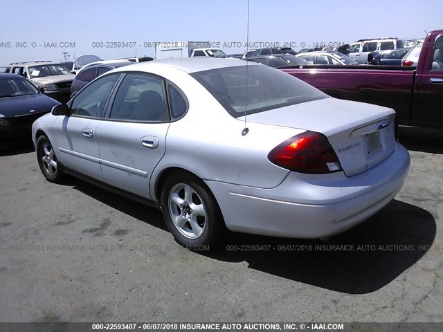 1FAFP55U33A155984 - 2003 FORD TAURUS SES SILVER photo 3