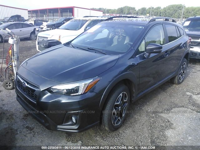 JF2GTAJCXJH270538 - 2018 SUBARU CROSSTREK LIMITED GRAY photo 2