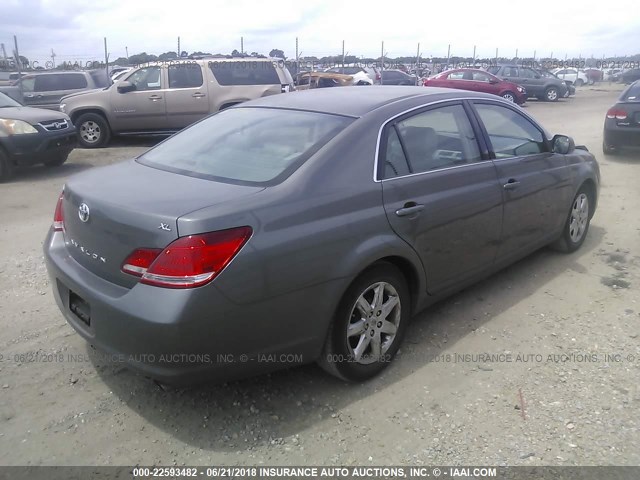 4T1BK36B45U020650 - 2005 TOYOTA AVALON XL/XLS/TOURING/LIMITED GRAY photo 4