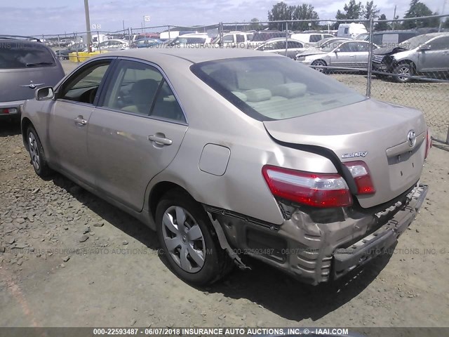 4T1BE46K67U091767 - 2007 TOYOTA CAMRY NEW GENERAT CE/LE/XLE/SE GOLD photo 3