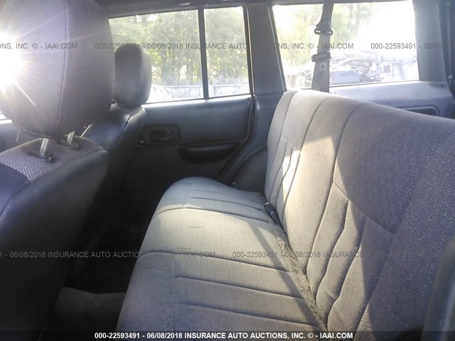 1J4FF68S0XL512510 - 1999 JEEP CHEROKEE SPORT/CLASSIC წითელი ფოტო 8