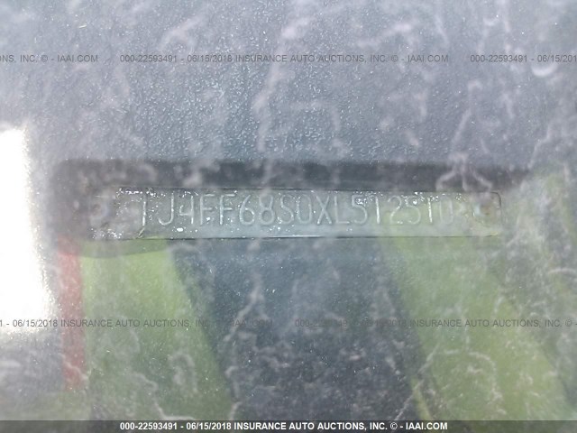 1J4FF68S0XL512510 - 1999 JEEP CHEROKEE SPORT/CLASSIC წითელი ფოტო 9