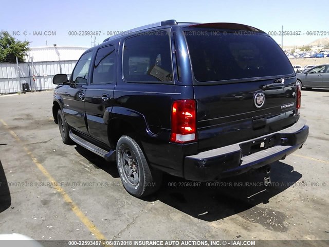 1GYEK63N04R172065 - 2004 CADILLAC ESCALADE LUXURY Dark Blue photo 3