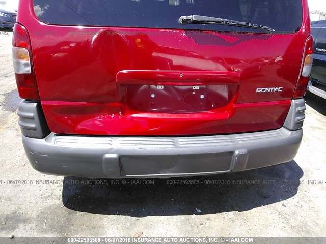 1GMDX13E61D202230 - 2001 PONTIAC MONTANA LUXURY RED photo 6