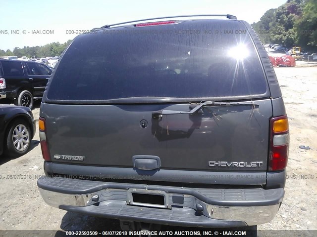 1GNEC13Z12R287853 - 2002 CHEVROLET TAHOE C1500 GRAY photo 6