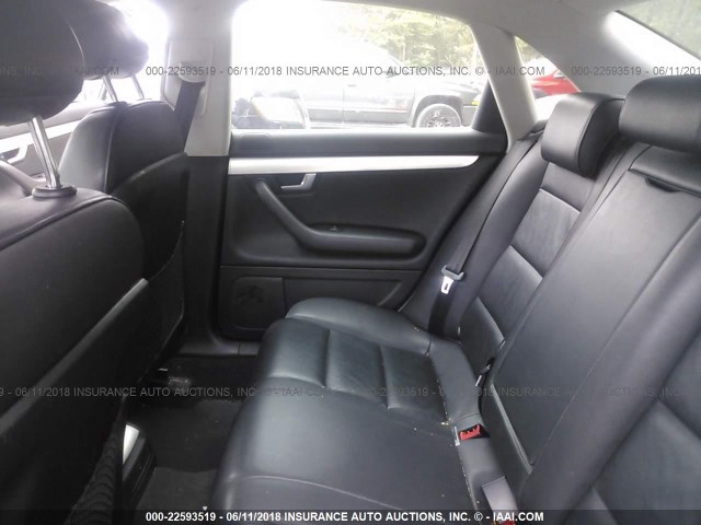 WAUDF78E37A074409 - 2007 AUDI A4 2.0T QUATTRO GRAY photo 8