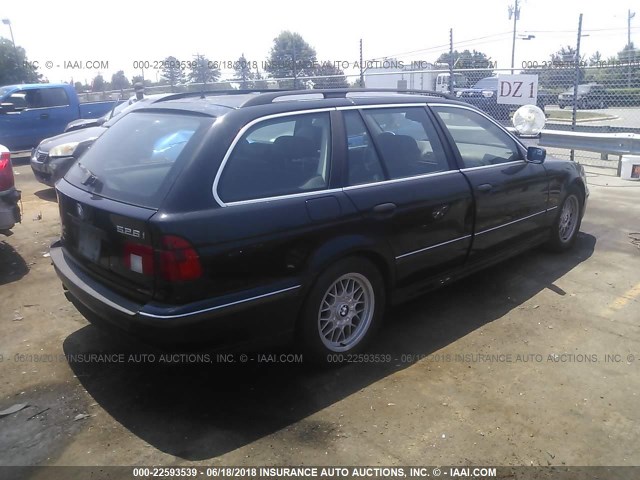 WBADP6337XBV61135 - 1999 BMW 528 IT AUTOMATIC BLACK photo 4