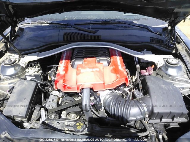 2G1FL1EP8F9800730 - 2015 CHEVROLET CAMARO ZL1 灰色 照片 10