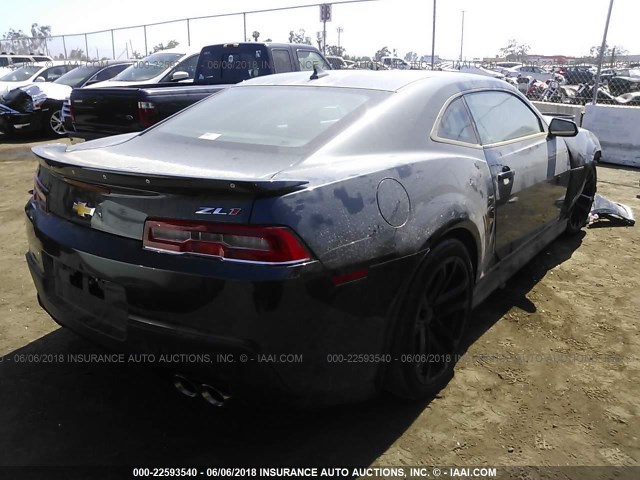 2G1FL1EP8F9800730 - 2015 CHEVROLET CAMARO ZL1 GRAY photo 4