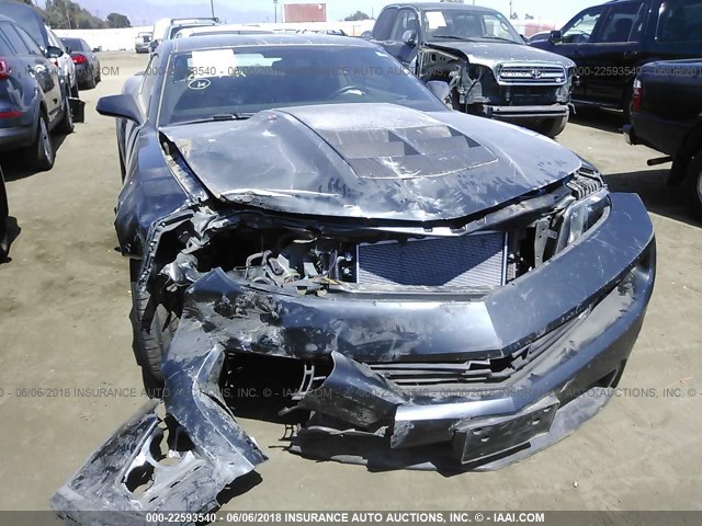 2G1FL1EP8F9800730 - 2015 CHEVROLET CAMARO ZL1 灰色 照片 6