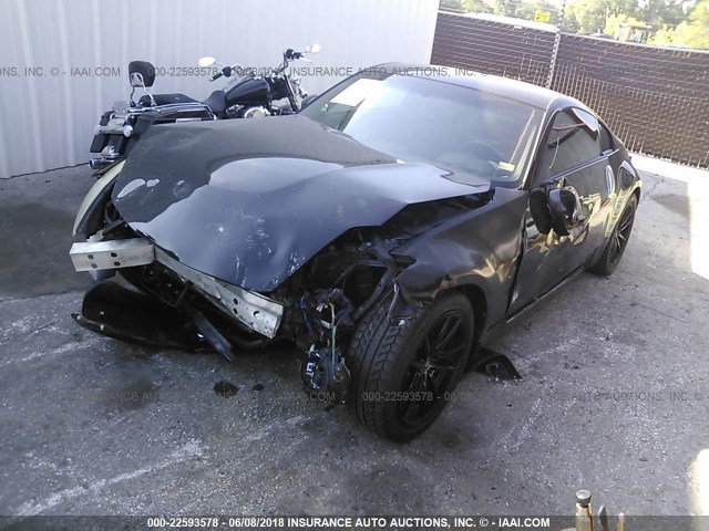 JN1BZ34D87M506761 - 2007 NISSAN 350Z COUPE BLACK photo 2