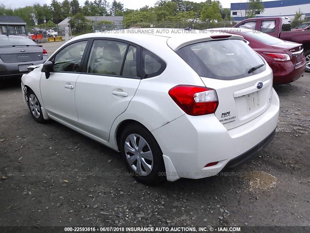 JF1GPAA66G8217671 - 2016 SUBARU IMPREZA WHITE photo 3