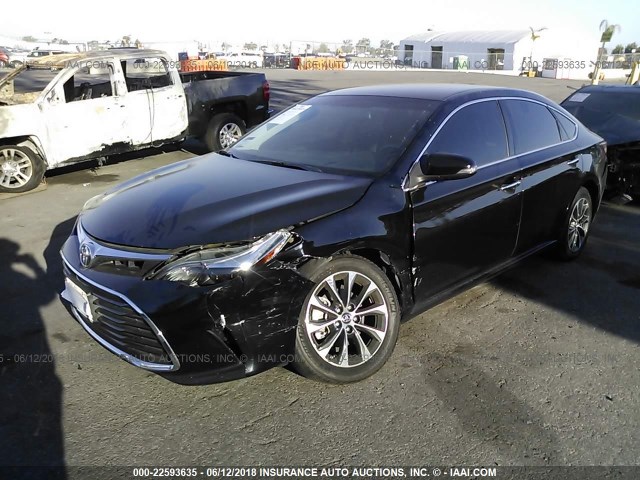 4T1BK1EB0GU228310 - 2016 TOYOTA AVALON XLE PLUS/PREMIUM/TOUR/LTD BLACK photo 2