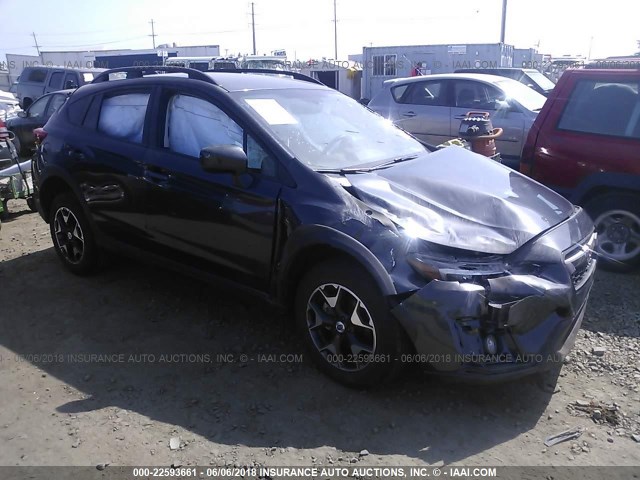 JF2GTADC8JH223312 - 2018 SUBARU CROSSTREK PREMIUM ლურჯი ფოტო 1