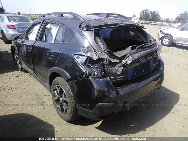 JF2GTADC8JH223312 - 2018 SUBARU CROSSTREK PREMIUM ლურჯი ფოტო 3