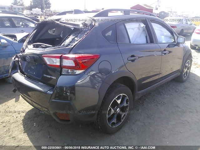 JF2GTADC8JH223312 - 2018 SUBARU CROSSTREK PREMIUM BLUE photo 4