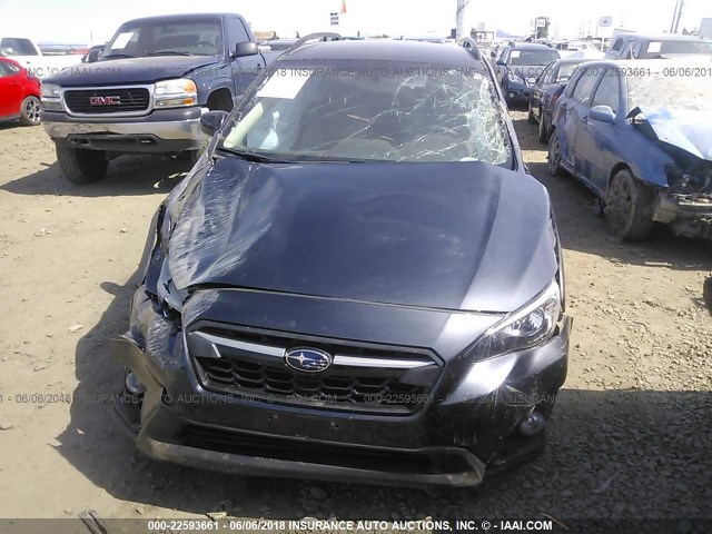 JF2GTADC8JH223312 - 2018 SUBARU CROSSTREK PREMIUM ლურჯი ფოტო 6