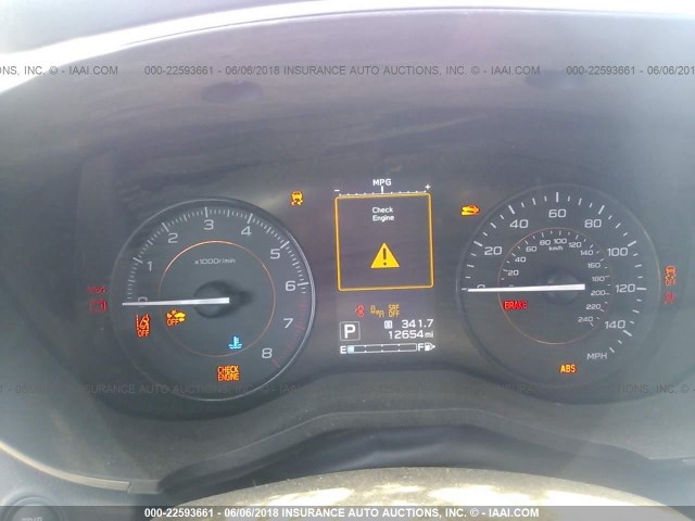 JF2GTADC8JH223312 - 2018 SUBARU CROSSTREK PREMIUM ლურჯი ფოტო 7