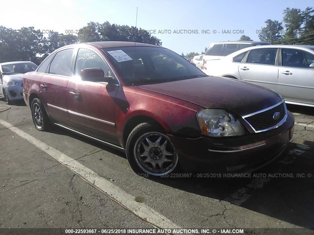 1FAFP24196G146441 - 2006 FORD FIVE HUNDRED SEL RED photo 1