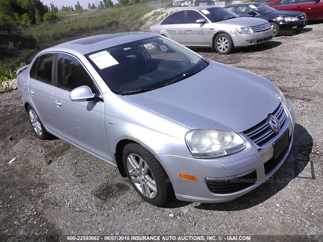 3VWEF71K87M118279 - 2007 VOLKSWAGEN JETTA WOLFSBURG SILVER photo 1