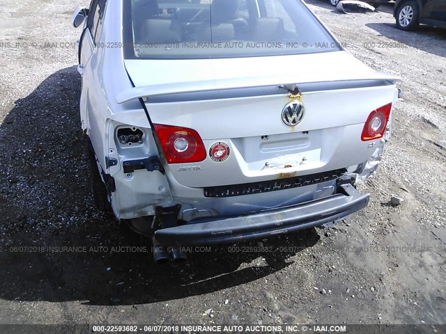 3VWEF71K87M118279 - 2007 VOLKSWAGEN JETTA WOLFSBURG SILVER photo 6