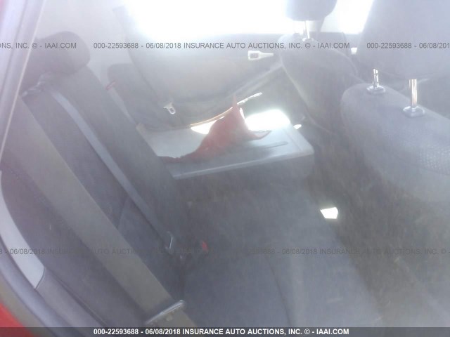 2T1KU40E29C033780 - 2009 TOYOTA COROLLA MATRIX  RED photo 8