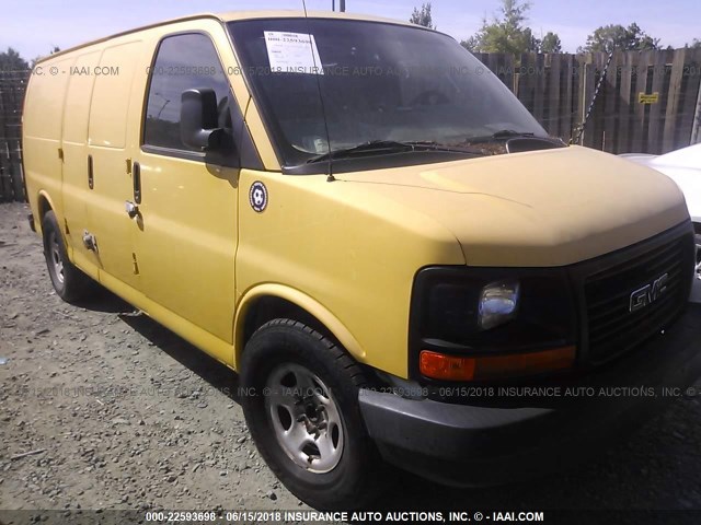 1GTFG15X341142120 - 2004 GMC SAVANA G1500 YELLOW photo 1