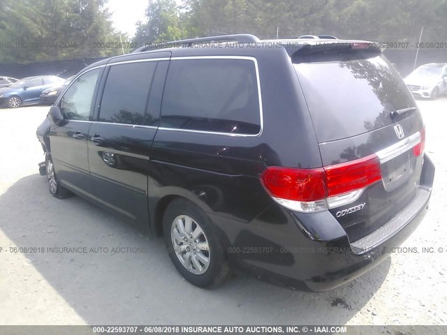 5FNRL3H94AB030401 - 2010 HONDA ODYSSEY TOURING BLACK photo 3