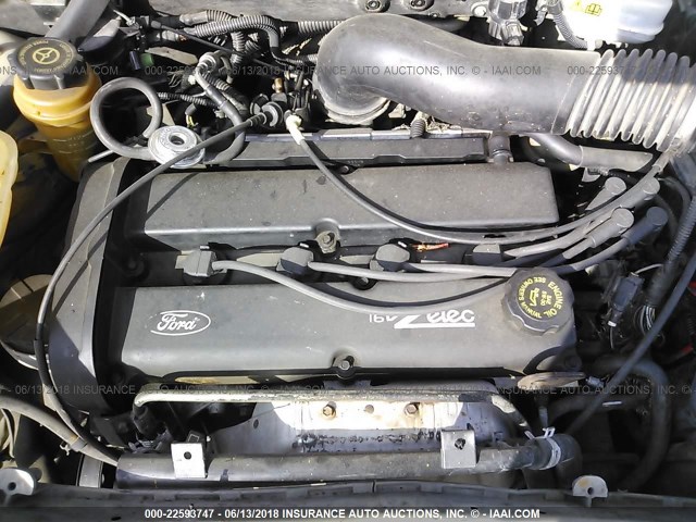 1FAFP34301W302842 - 2001 FORD FOCUS SE/SE SPORT GOLD photo 10