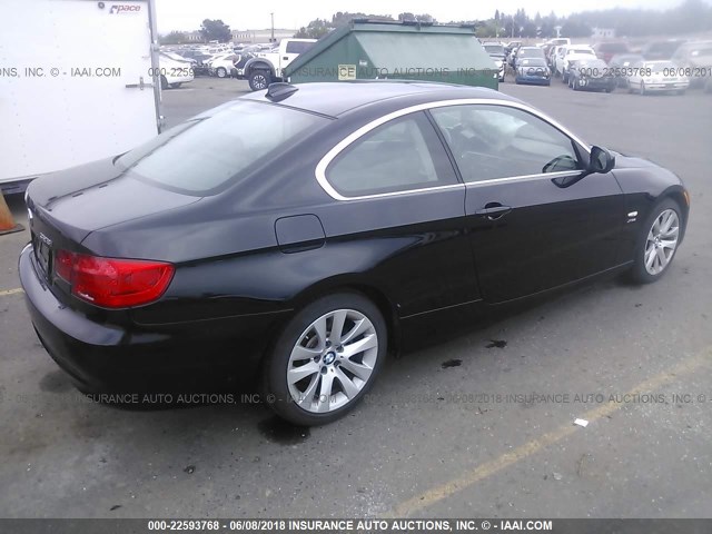 WBAKF5C52CE657107 - 2012 BMW 328 XI SULEV BLACK photo 4