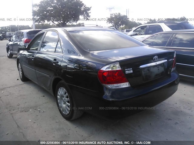 JTDBE30K363061136 - 2006 TOYOTA CAMRY LE/XLE BLACK photo 3