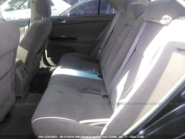 JTDBE30K363061136 - 2006 TOYOTA CAMRY LE/XLE BLACK photo 8
