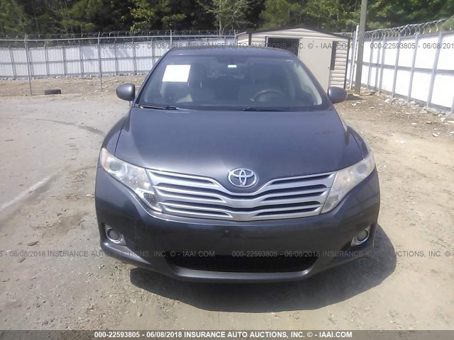 4T3ZK3BB5AU033977 - 2010 TOYOTA VENZA BLACK photo 6