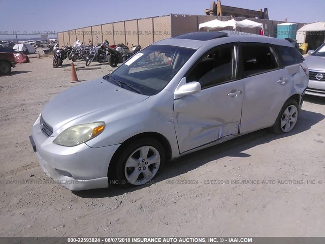 2T1KR32E36C575037 - 2006 TOYOTA COROLLA MATRIX XR SILVER photo 2