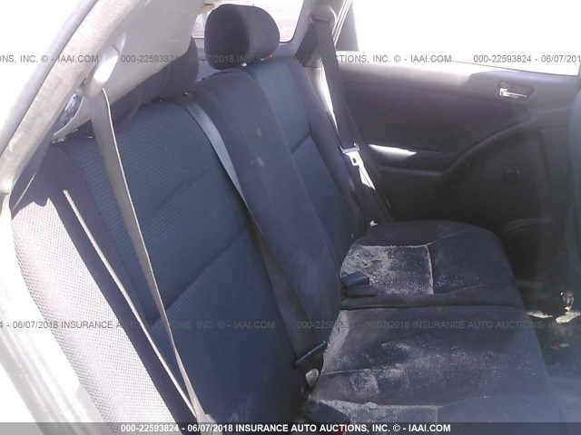 2T1KR32E36C575037 - 2006 TOYOTA COROLLA MATRIX XR SILVER photo 8