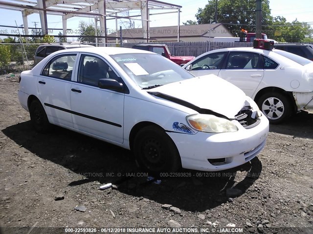 JTDBR32E430012522 - 2003 TOYOTA COROLLA CE/LE WHITE photo 1