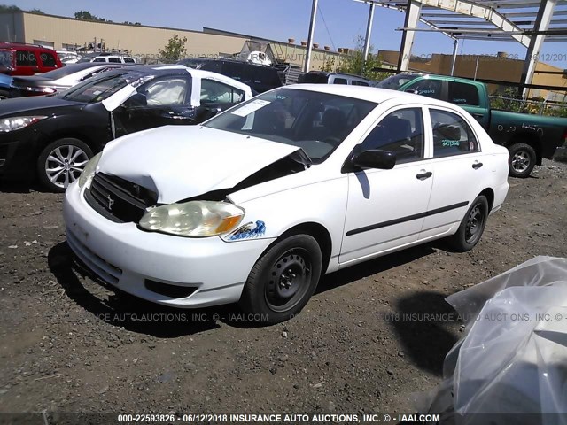 JTDBR32E430012522 - 2003 TOYOTA COROLLA CE/LE WHITE photo 2