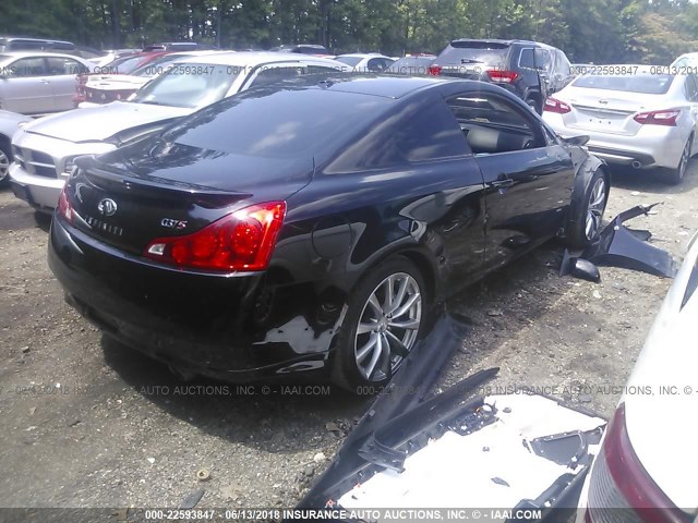 JNKCV64E39M605335 - 2009 INFINITI G37 JOURNEY/SPORT BLACK photo 4