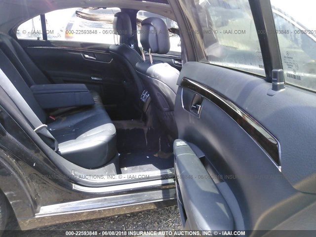 WDDNG71X57A098734 - 2007 MERCEDES-BENZ S 550 BLACK photo 8