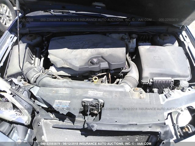 1G1ZT58NX8F113001 - 2008 CHEVROLET MALIBU LT/CLASSIC BLUE photo 10