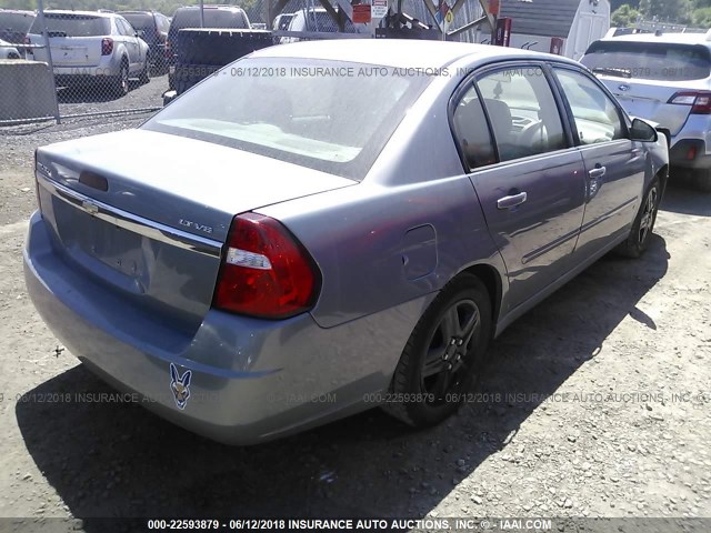 1G1ZT58NX8F113001 - 2008 CHEVROLET MALIBU LT/CLASSIC BLUE photo 4