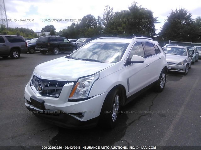 3GYFNAEY2BS598761 - 2011 CADILLAC SRX LUXURY COLLECTION WHITE photo 2