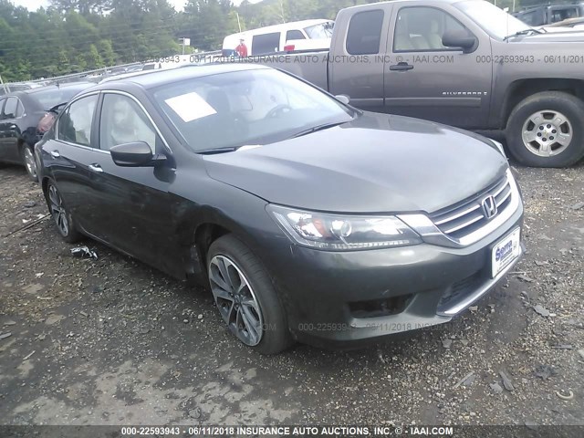 1HGCR2F51EA005034 - 2014 HONDA ACCORD SPORT Жасыл фото 1