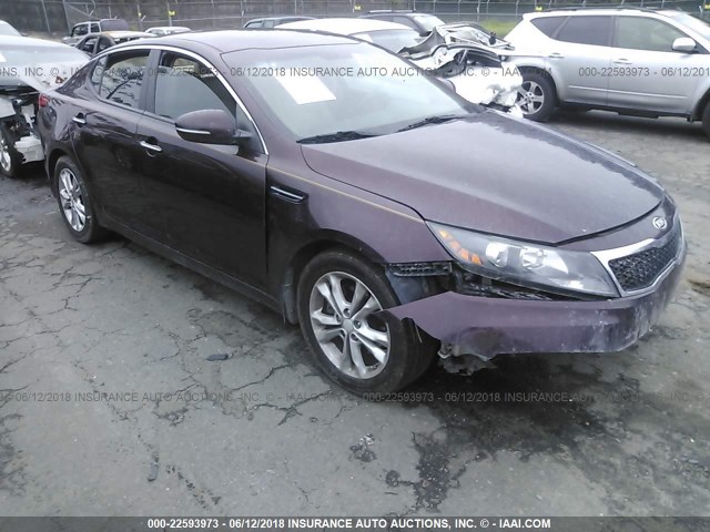 5XXGN4A77CG089958 - 2012 KIA OPTIMA EX MAROON photo 1