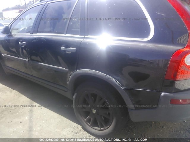 YV1CZ911251142182 - 2005 VOLVO XC90 T6 BLACK photo 6