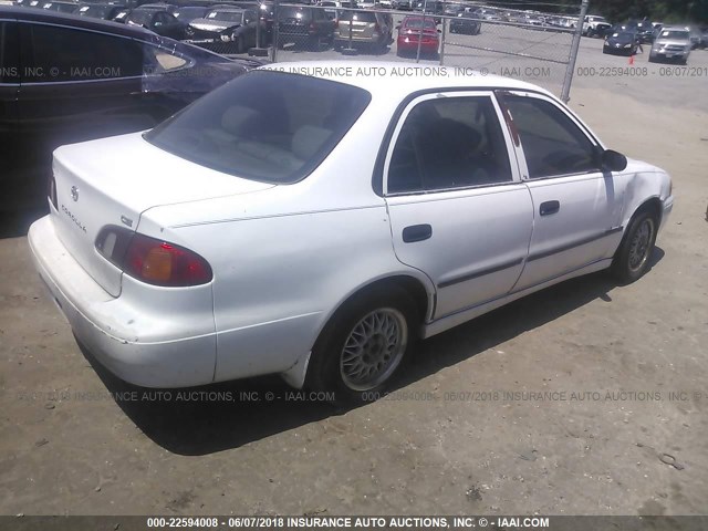 1NXBR12E7XZ141028 - 1999 TOYOTA COROLLA VE/CE/LE 白色 照片 4