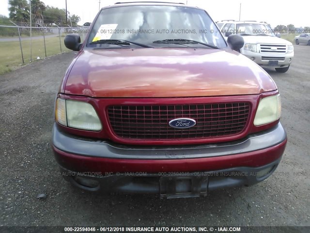 1FMRU15W12LA23427 - 2002 FORD EXPEDITION XLT RED photo 6