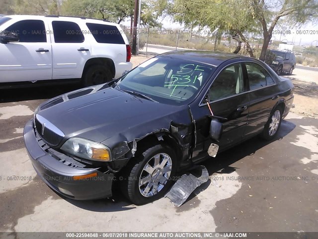 1LNHM87A21Y671429 - 2001 LINCOLN LS BLACK photo 2